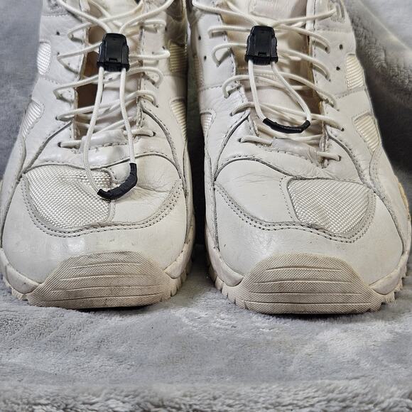 Brandblack Womens 8.5 Leather Trail Shoes Vibram Sole White - Picture 8 of 10